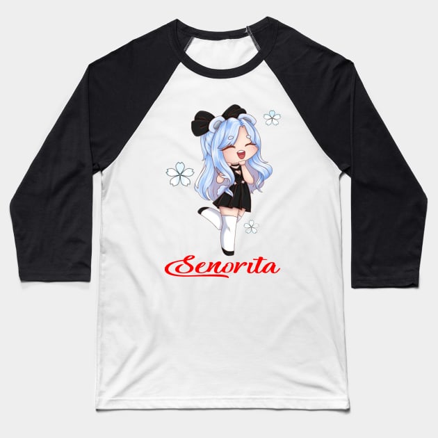 senorita Baseball T-Shirt by dscah